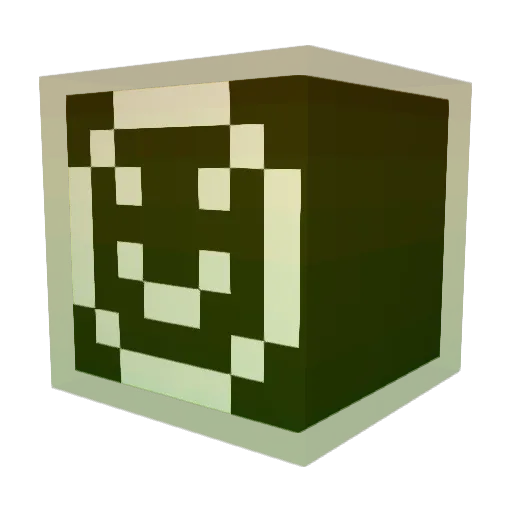Nubl3t Minecraft avatar head, 3D render