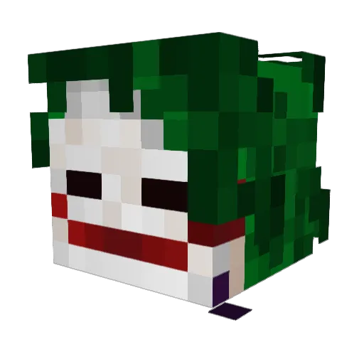 Nubmyr Minecraft avatar head, 3D render