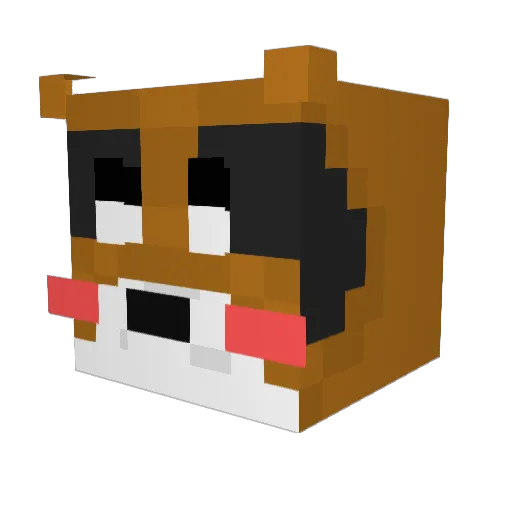 NubulNubul Minecraft avatar head, 3D render