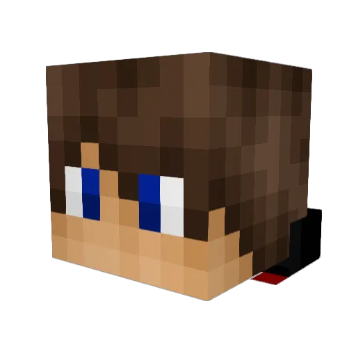 NucklesVault Minecraft avatar head, 3D render