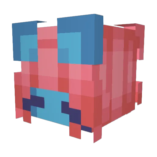 NuckyMondborn Minecraft avatar head, 3D render