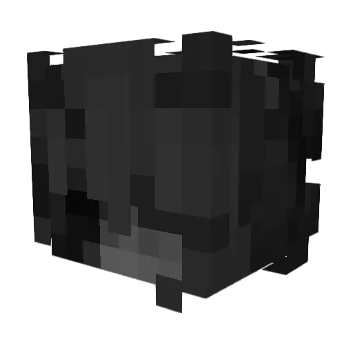 Nuclaere Minecraft avatar head, 3D render