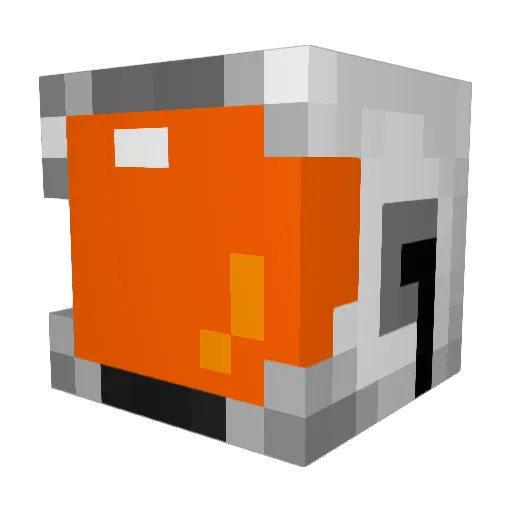NuclearAnomaly Minecraft avatar head, 3D render