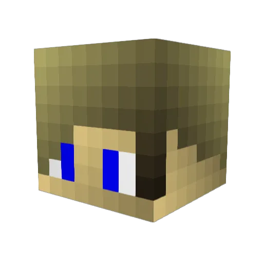 NuclearNach0 Minecraft avatar head, 3D render