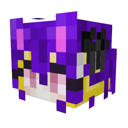 NuclearNeoToxic Minecraft avatar head, 3D render