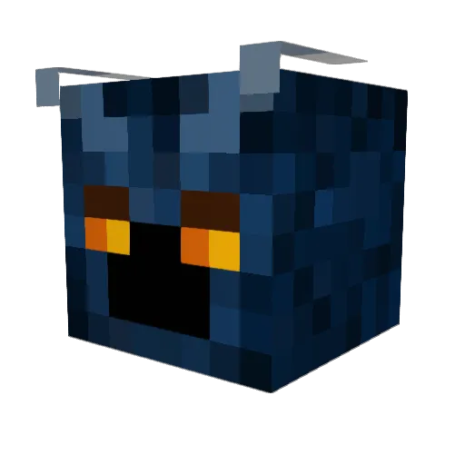 NuclearPoison Minecraft avatar head, 3D render