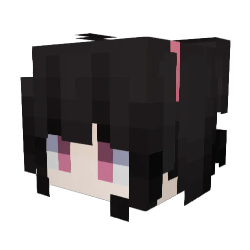 NuclearWeather Minecraft avatar head, 3D render