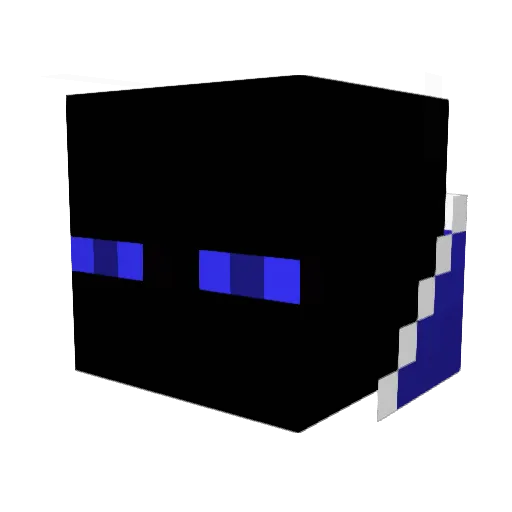 NuclearWolf1 Minecraft avatar head, 3D render