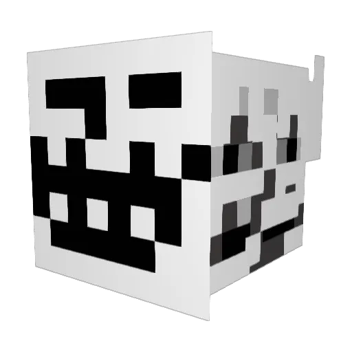 Nuclear_Nachos Minecraft avatar head, 3D render