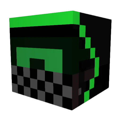 Nuclearcrafter1 Minecraft avatar head, 3D render