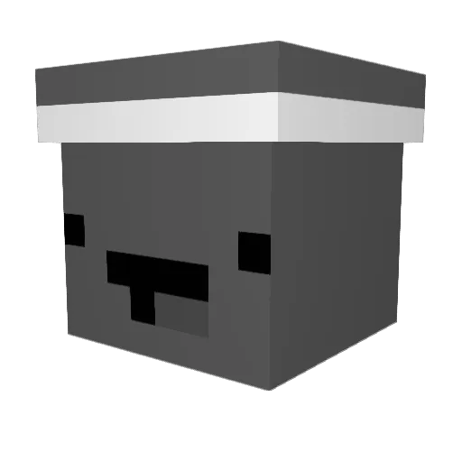 Nuclearsugar Minecraft avatar head, 3D render