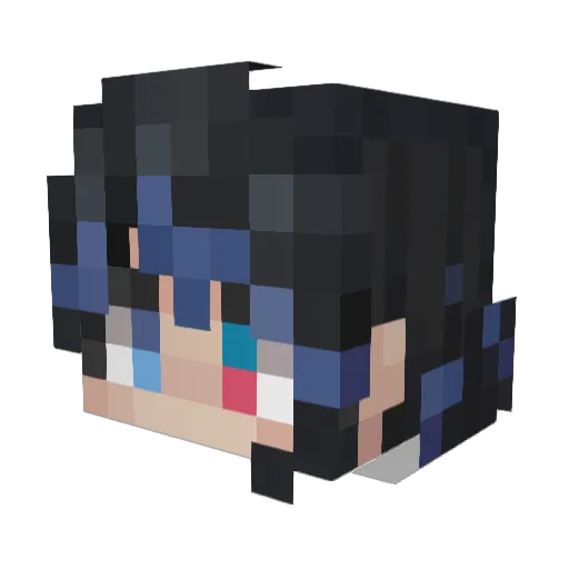 Nucleus106 Minecraft avatar head, 3D render