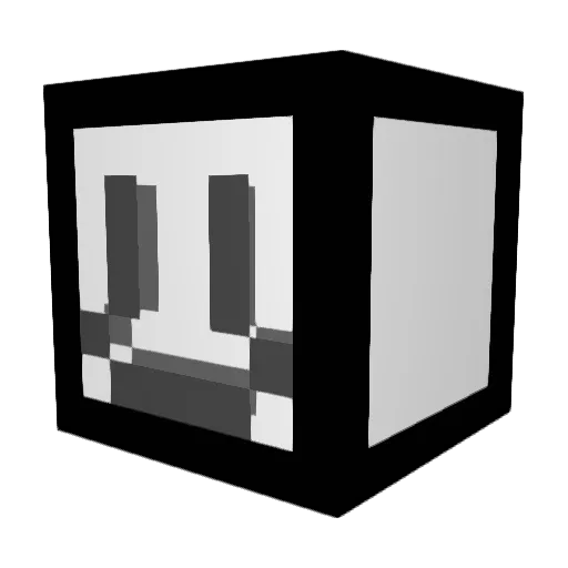 Nucleus5k Minecraft avatar head, 3D render