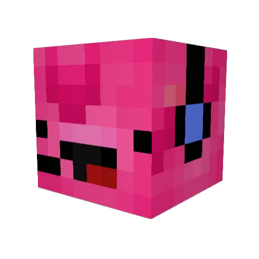 NucularCrafter Minecraft avatar head, 3D render