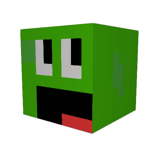 NuddlesTheMemer Minecraft avatar head, 3D render
