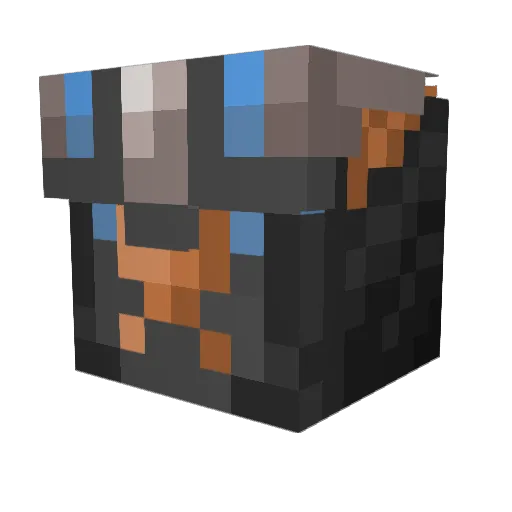 Nudge360 Minecraft avatar head, 3D render