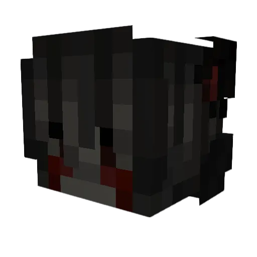 Nuetzliches Minecraft avatar head, 3D render