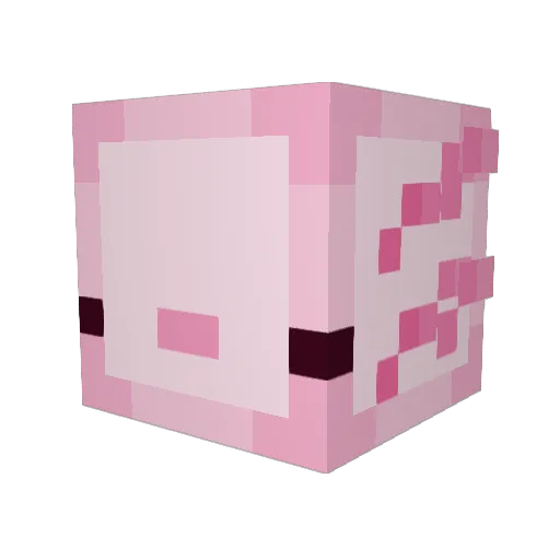 Nuget15 Minecraft avatar head, 3D render