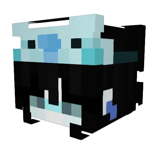 Nugget180 Minecraft avatar head, 3D render