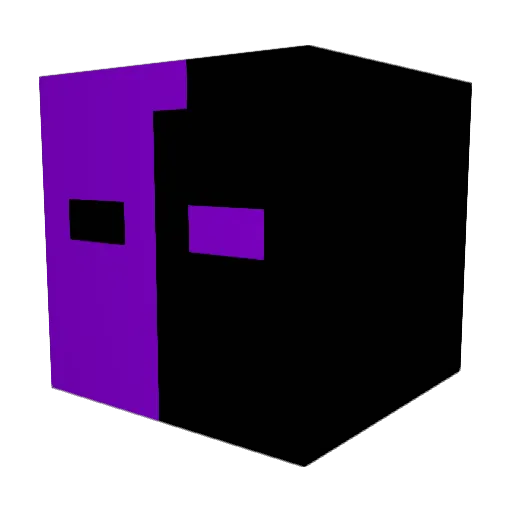 NuggetDa1 Minecraft avatar head, 3D render