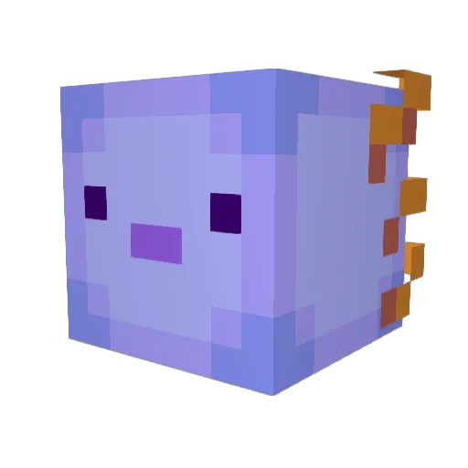 NuggetNLYT Minecraft avatar head, 3D render