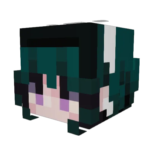 Nugget_Master39 Minecraft avatar head, 3D render