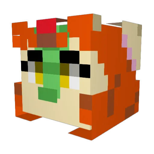 Nuggets83 Minecraft avatar head, 3D render