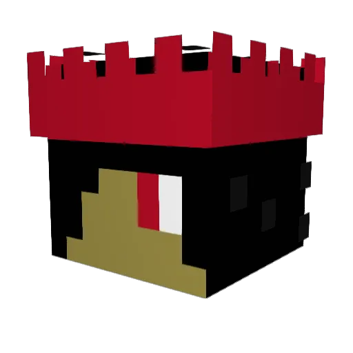 Nuggetz7470 Minecraft avatar head, 3D render