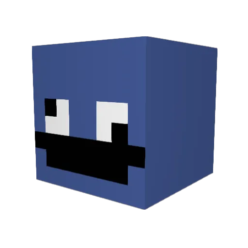 Nuggetzzzzz Minecraft avatar head, 3D render