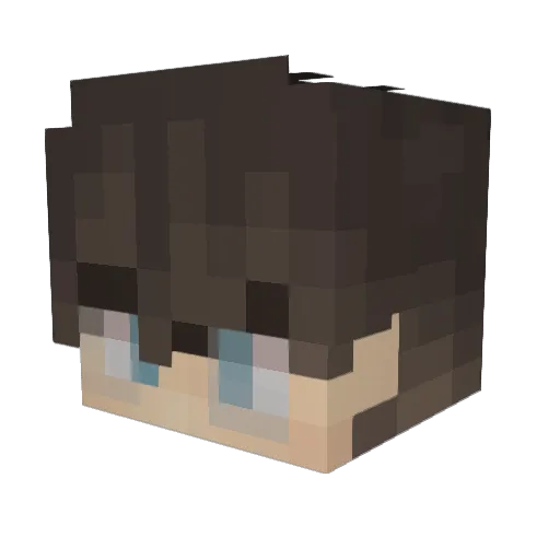 NuggieKingdom Minecraft avatar head, 3D render