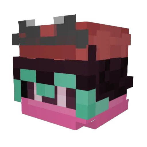 NuggitNugg Minecraft avatar head, 3D render