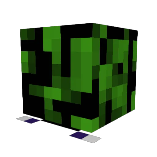 Nuito Minecraft avatar head, 3D render