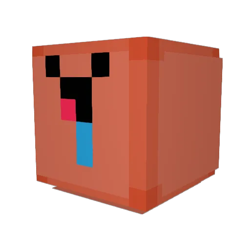 NukaColaBomb Minecraft avatar head, 3D render