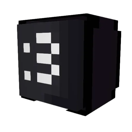 NukaProto Minecraft avatar head, 3D render