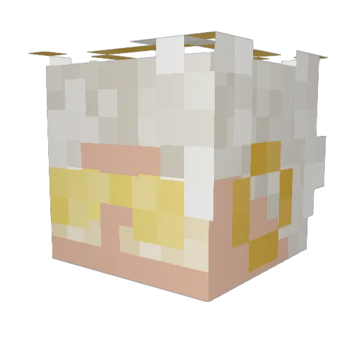 Nuke78 Minecraft avatar head, 3D render