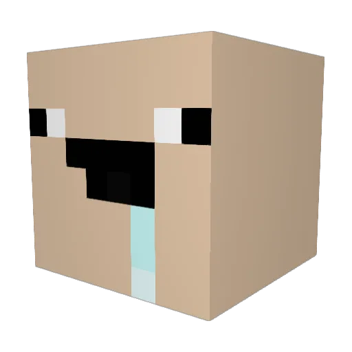NukeJammer Minecraft avatar head, 3D render