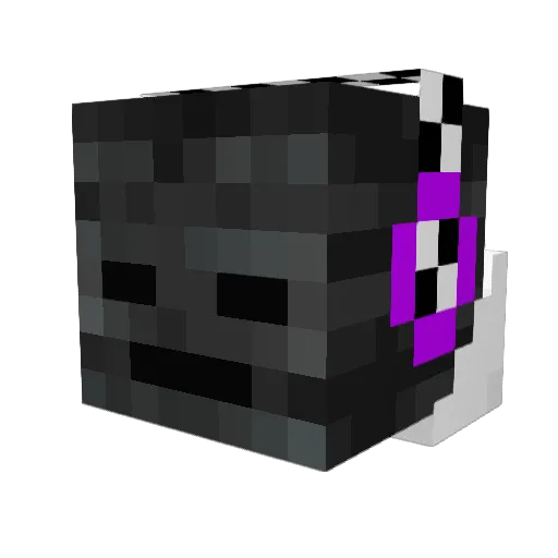 NukeMongy Minecraft avatar head, 3D render