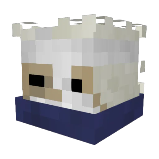 NukeTheUniverse Minecraft avatar head, 3D render