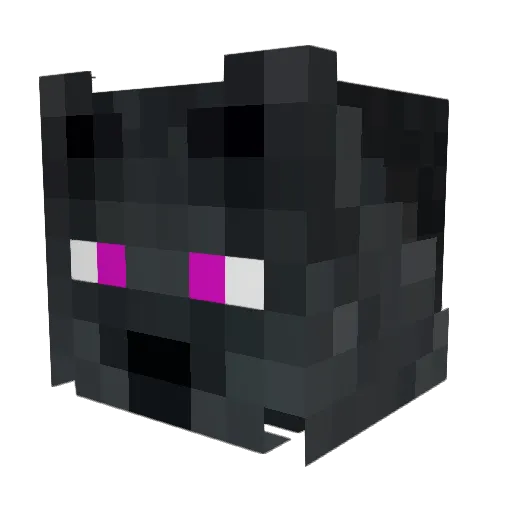 NukeTheWales Minecraft avatar head, 3D render
