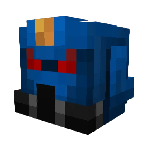 Nuke_li Minecraft avatar head, 3D render