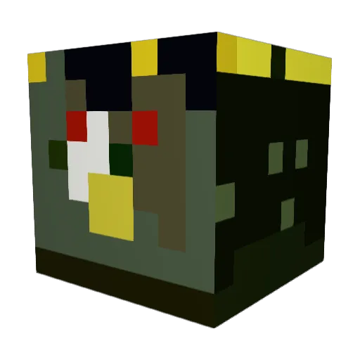 Nukeboi16 Minecraft avatar head, 3D render