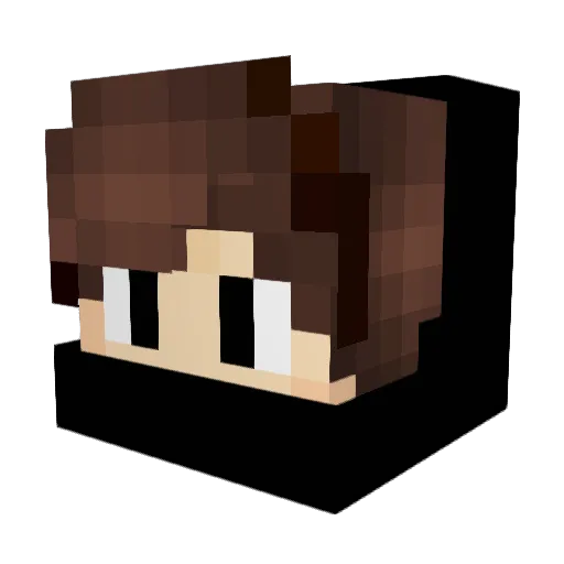 NukedHDx Minecraft avatar head, 3D render