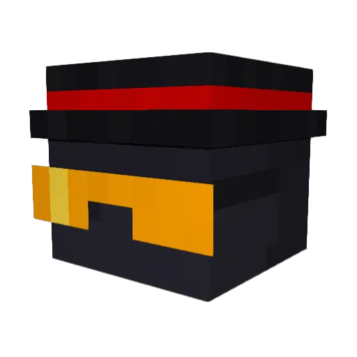 NukedNomad Minecraft avatar head, 3D render