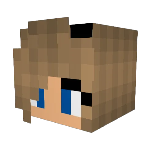 NukenationAlt Minecraft avatar head, 3D render