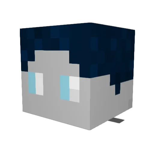 Nuker2015 Minecraft avatar head, 3D render