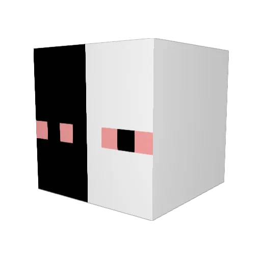 Nuketh3Spoon Minecraft avatar head, 3D render
