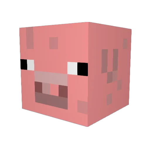 Nuko13 Minecraft avatar head, 3D render