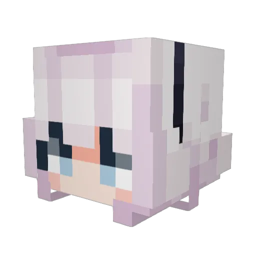 NullBox Minecraft avatar head, 3D render