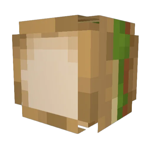 NullCabin Minecraft avatar head, 3D render