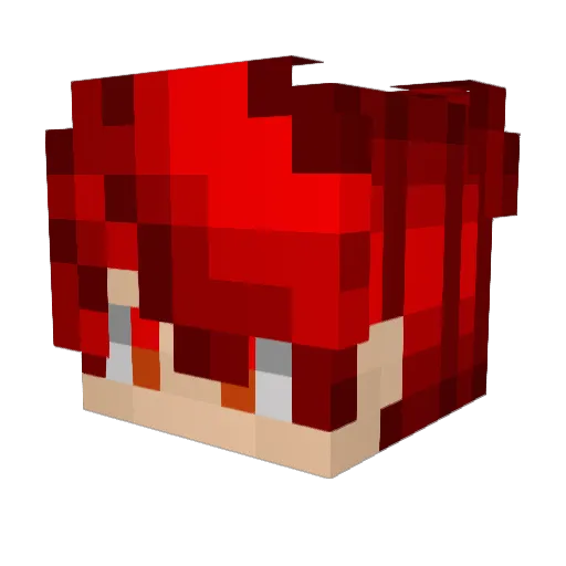 NullExplorer Minecraft avatar head, 3D render